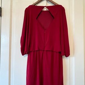 Jessica Simpson Backless Red Dress